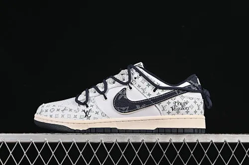 All categories Nk SB Dunk Series Nk SB Dunk Low High-end customization Low-top sneakers Nike SB Dunk Low LV co-branded denim hook luminous strap Anniversary high-end customization Low-top casual sneakers DM6868-086